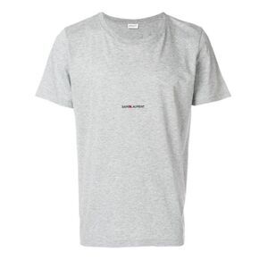 Saint Laurent Logo Printed Crewneck T-Shirt